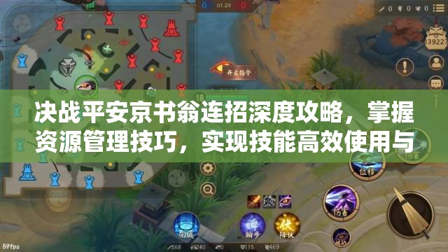 决战平安京书翁连招深度攻略，掌握资源管理技巧，实现技能高效使用与价值最大化