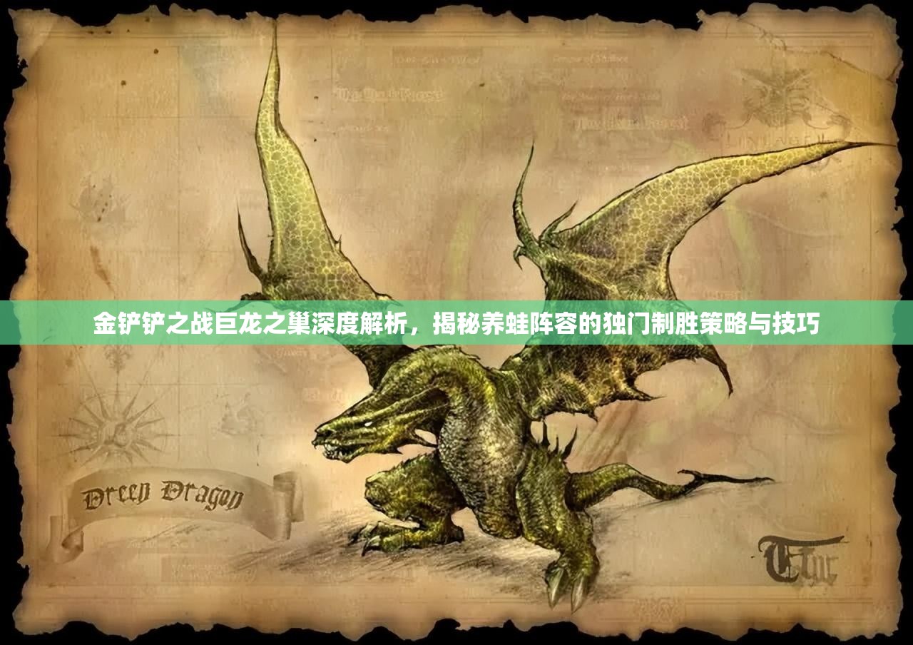 金铲铲之战巨龙之巢深度解析，揭秘养蛙阵容的独门制胜策略与技巧