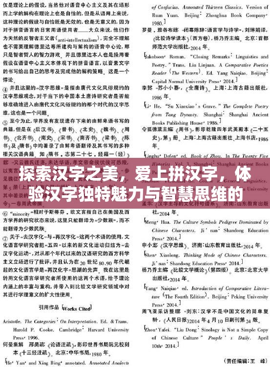探索汉字之美，爱上拼汉字，体验汉字独特魅力与智慧思维的碰撞