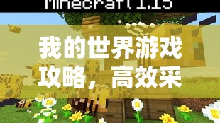 我的世界游戏攻略，高效采集蜂蜜技巧与避免蜜蜂蜇伤策略