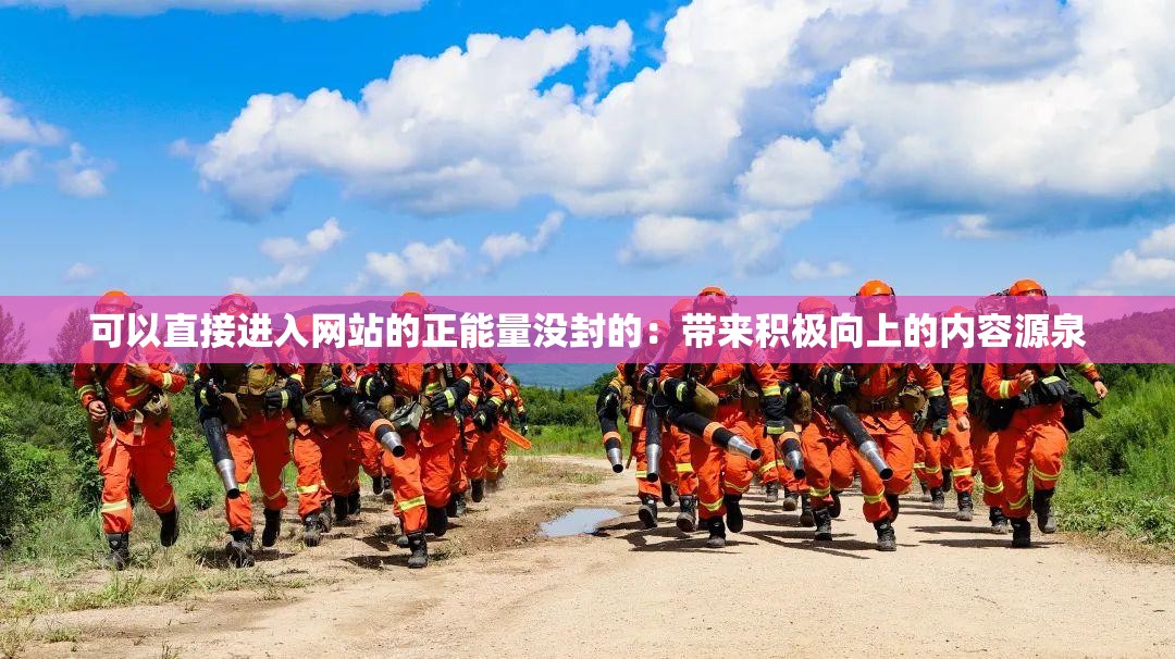 可以直接进入网站的正能量没封的：带来积极向上的内容源泉