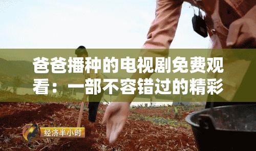 爸爸播种的电视剧免费观看：一部不容错过的精彩剧集