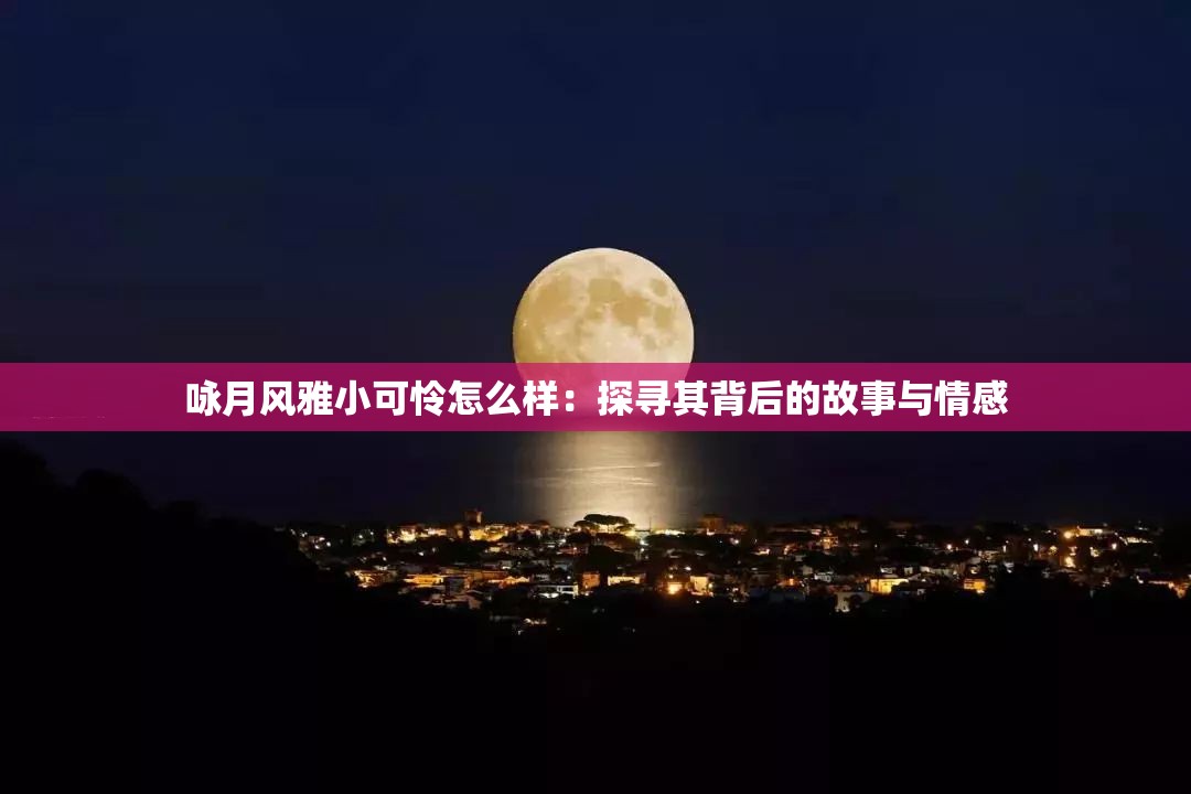 咏月风雅小可怜怎么样：探寻其背后的故事与情感