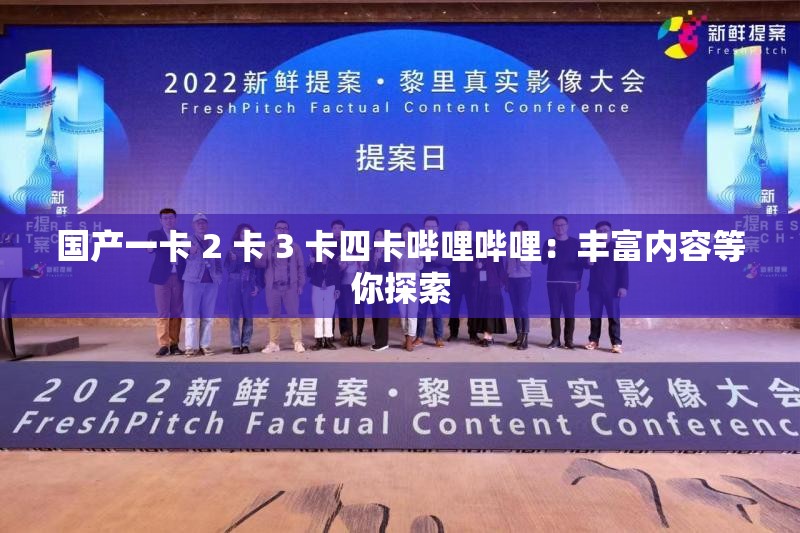 国产一卡 2 卡 3 卡四卡哔哩哔哩：丰富内容等你探索