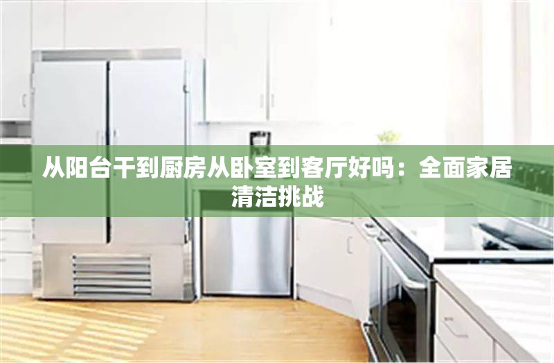 从阳台干到厨房从卧室到客厅好吗：全面家居清洁挑战
