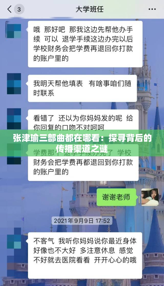 张津瑜三部曲都在哪看：探寻背后的传播渠道之谜