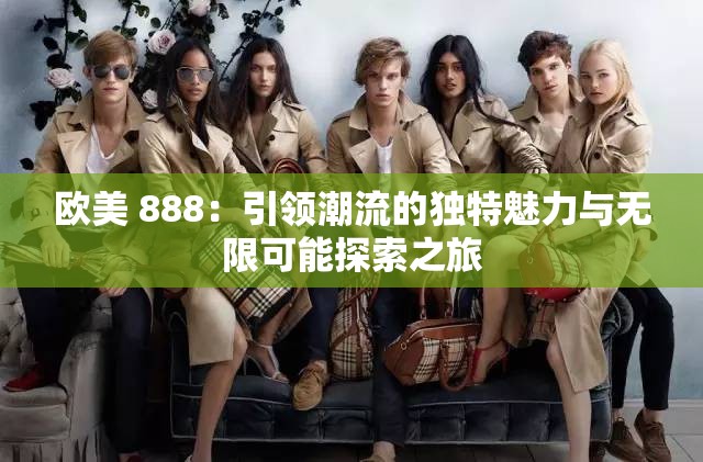 欧美 888：引领潮流的独特魅力与无限可能探索之旅