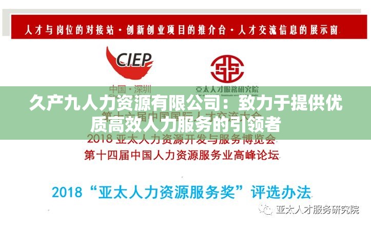 久产九人力资源有限公司：致力于提供优质高效人力服务的引领者