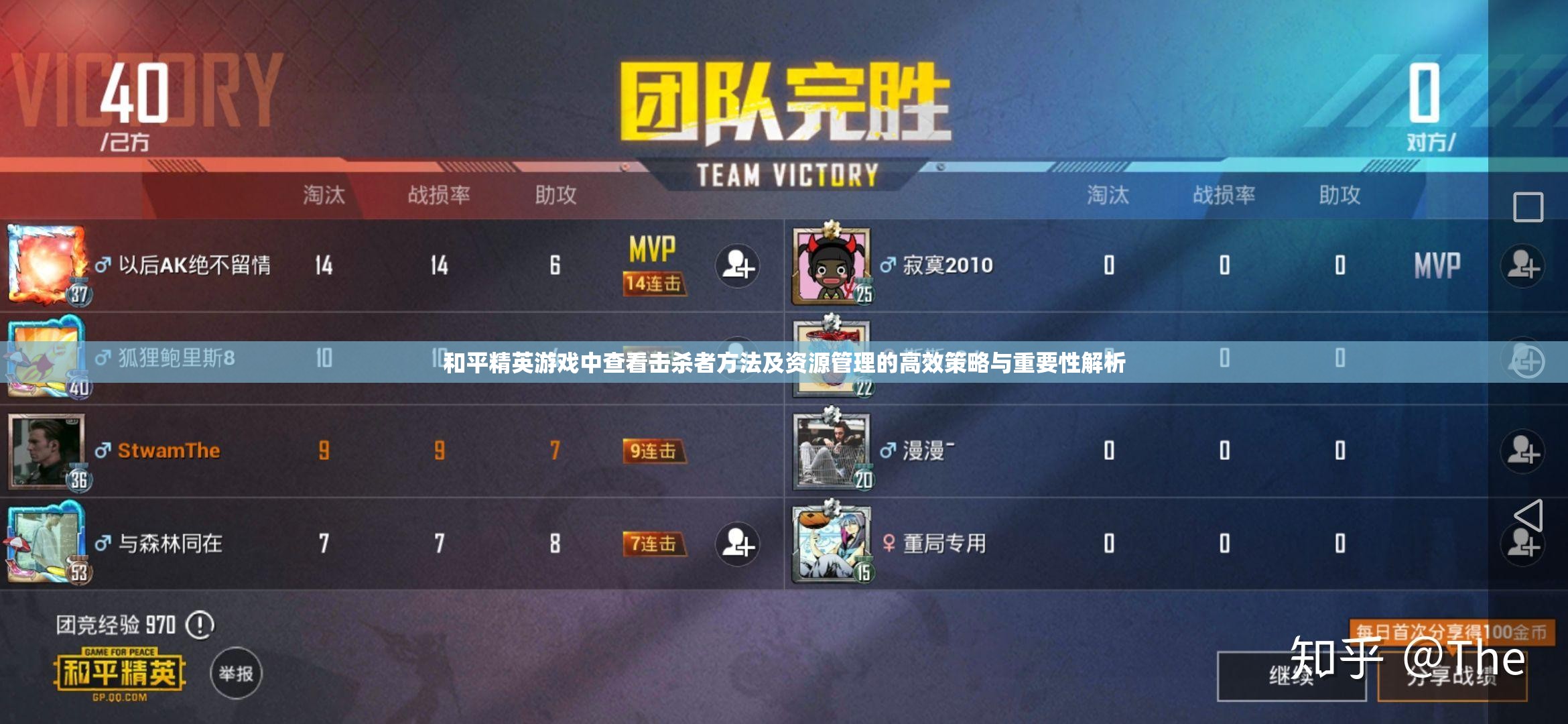 和平精英游戏中查看击杀者方法及资源管理的高效策略与重要性解析