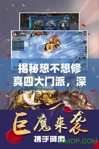 揭秘想不想修真四大门派，深入探索各异修行之路的奥秘与精髓