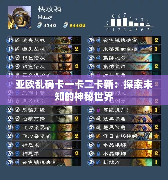 亚欧乱码卡一卡二卡新：探索未知的神秘世界
