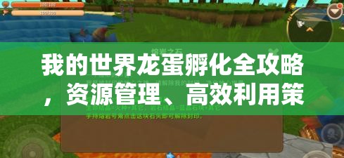 我的世界龙蛋孵化全攻略，资源管理、高效利用策略与价值最大化技巧