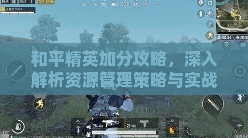 和平精英加分攻略，深入解析资源管理策略与实战技巧