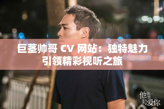 巨茎帅哥 CV 网站：独特魅力引领精彩视听之旅