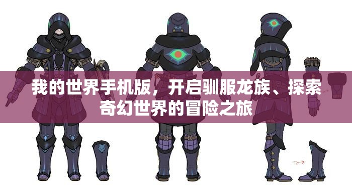 我的世界手机版，开启驯服龙族、探索奇幻世界的冒险之旅