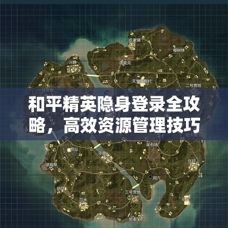 和平精英隐身登录全攻略，高效资源管理技巧，避免浪费并最大化游戏价值