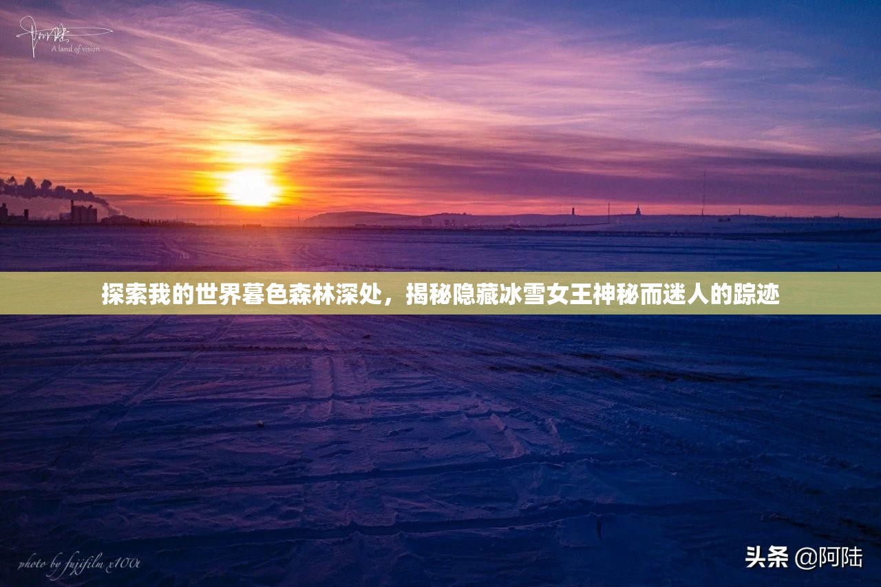 探索我的世界暮色森林深处，揭秘隐藏冰雪女王神秘而迷人的踪迹