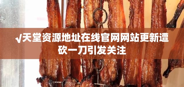√天堂资源地址在线官网网站更新遭砍一刀引发关注