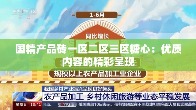 国精产品砖一区二区三区糖心：优质内容的精彩呈现