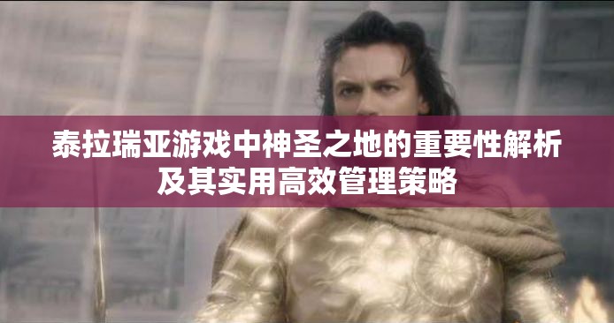 泰拉瑞亚游戏中神圣之地的重要性解析及其实用高效管理策略