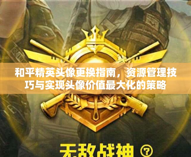 和平精英头像更换指南，资源管理技巧与实现头像价值最大化的策略