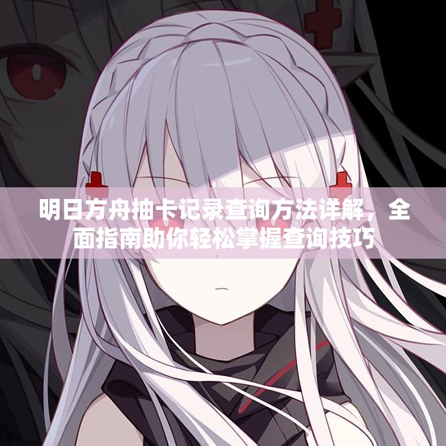 明日方舟抽卡记录查询方法详解，全面指南助你轻松掌握查询技巧
