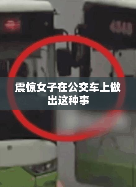 震惊女子在公交车上做出这种事