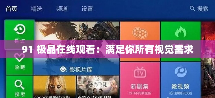 91 极品在线观看：满足你所有视觉需求