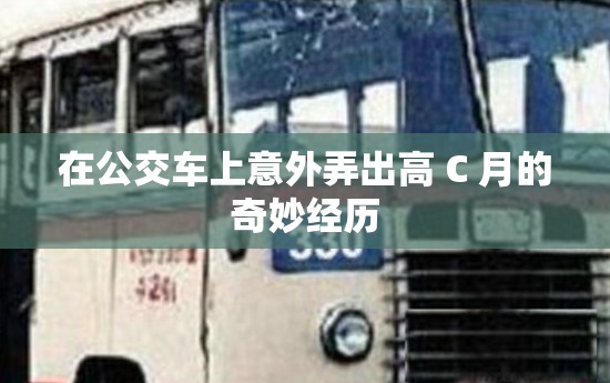 在公交车上意外弄出高 C 月的奇妙经历