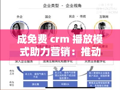 成免费 crm 播放模式助力营销：推动企业营销效率大幅提升