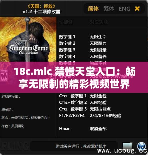 18c.mic 禁慢天堂入口：畅享无限制的精彩视频世界