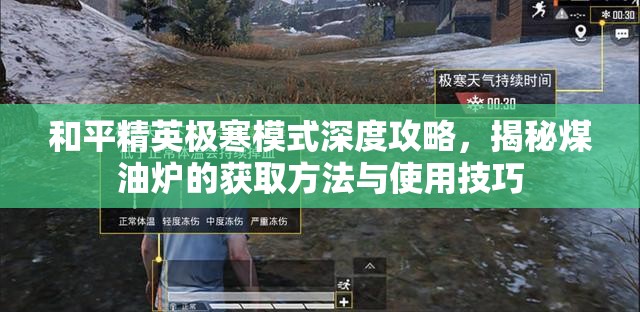 和平精英极寒模式深度攻略，揭秘煤油炉的获取方法与使用技巧