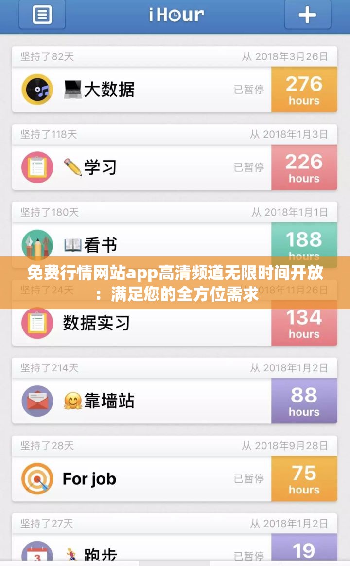 免费行情网站app高清频道无限时间开放：满足您的全方位需求