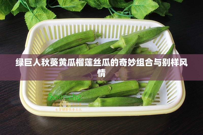 绿巨人秋葵黄瓜榴莲丝瓜的奇妙组合与别样风情