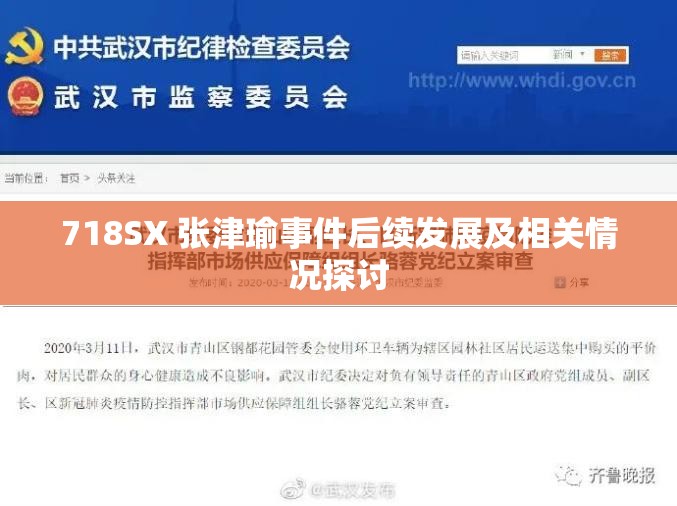 718SX 张津瑜事件后续发展及相关情况探讨