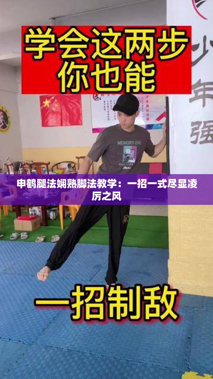 申鹤腿法娴熟脚法教学：一招一式尽显凌厉之风