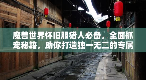 魔兽世界怀旧服猎人必备，全面抓宠秘籍，助你打造独一无二的专属萌宠军团
