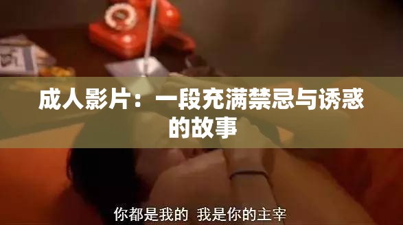 成人影片：一段充满禁忌与诱惑的故事