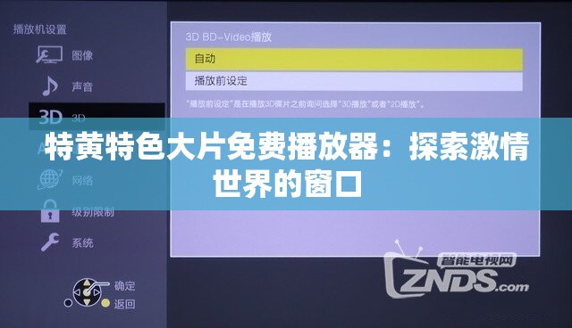 特黄特色大片免费播放器：探索激情世界的窗口