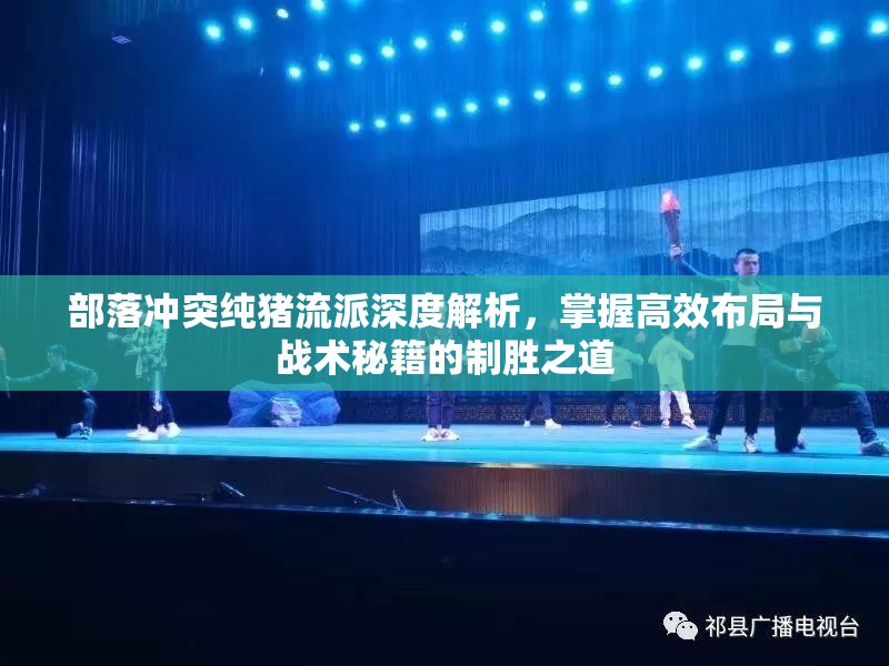 部落冲突纯猪流派深度解析，掌握高效布局与战术秘籍的制胜之道