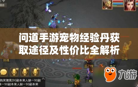 问道手游宠物经验丹获取途径及性价比全解析攻略