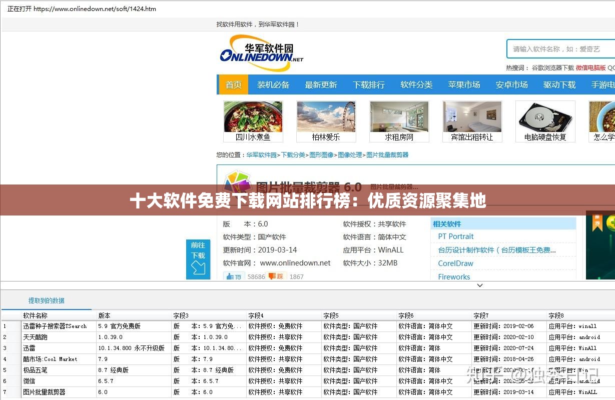 十大软件免费下载网站排行榜：优质资源聚集地