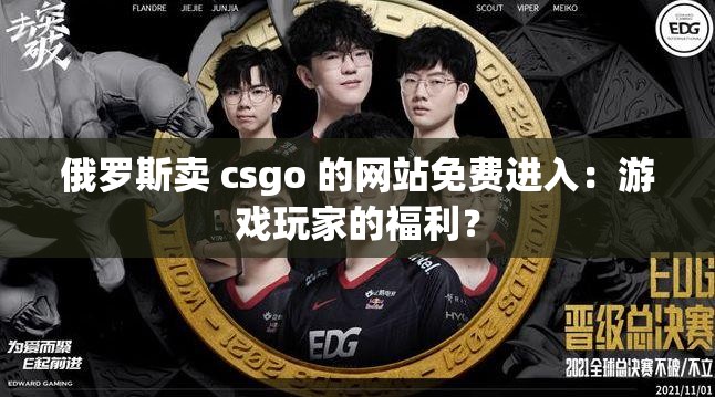 俄罗斯卖 csgo 的网站免费进入：游戏玩家的福利？