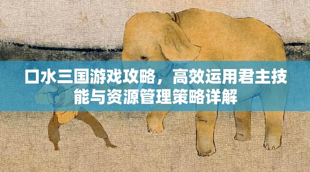 口水三国游戏攻略，高效运用君主技能与资源管理策略详解