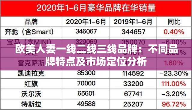 欧美人妻一线二线三线品牌：不同品牌特点及市场定位分析