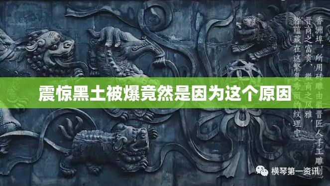 震惊黑土被爆竟然是因为这个原因