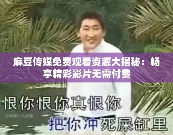 麻豆传媒免费观看资源大揭秘：畅享精彩影片无需付费