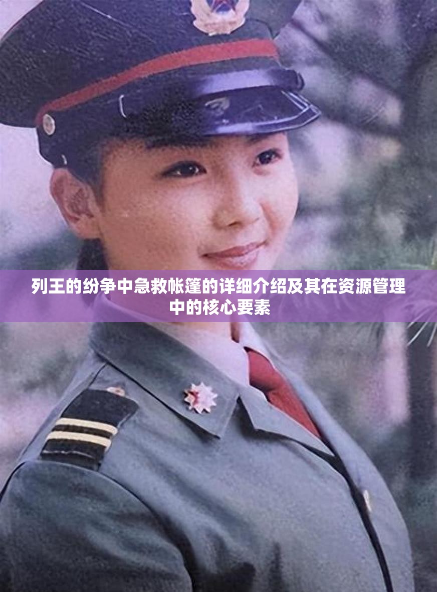 列王的纷争中急救帐篷的详细介绍及其在资源管理中的核心要素