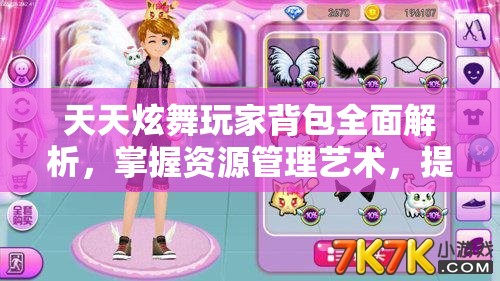 天天炫舞玩家背包全面解析，掌握资源管理艺术，提升游戏效率