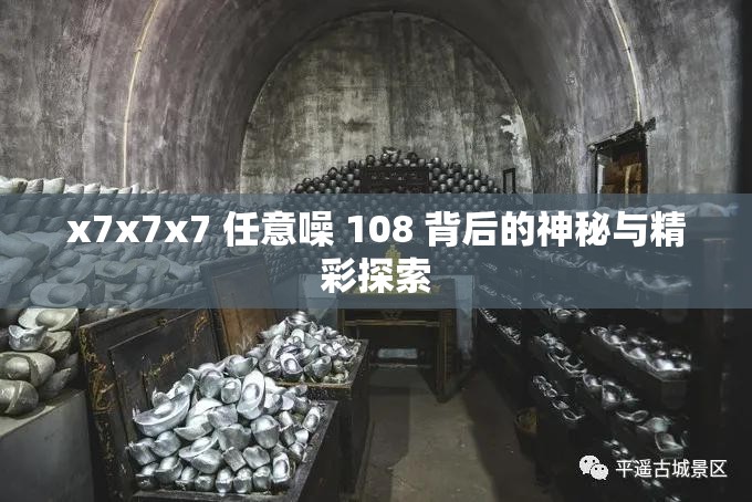 x7x7x7 任意噪 108 背后的神秘与精彩探索